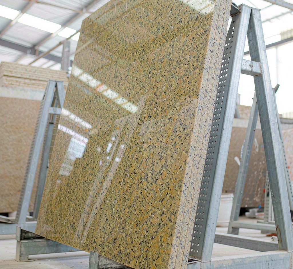 Golden Granite G682 polished slab